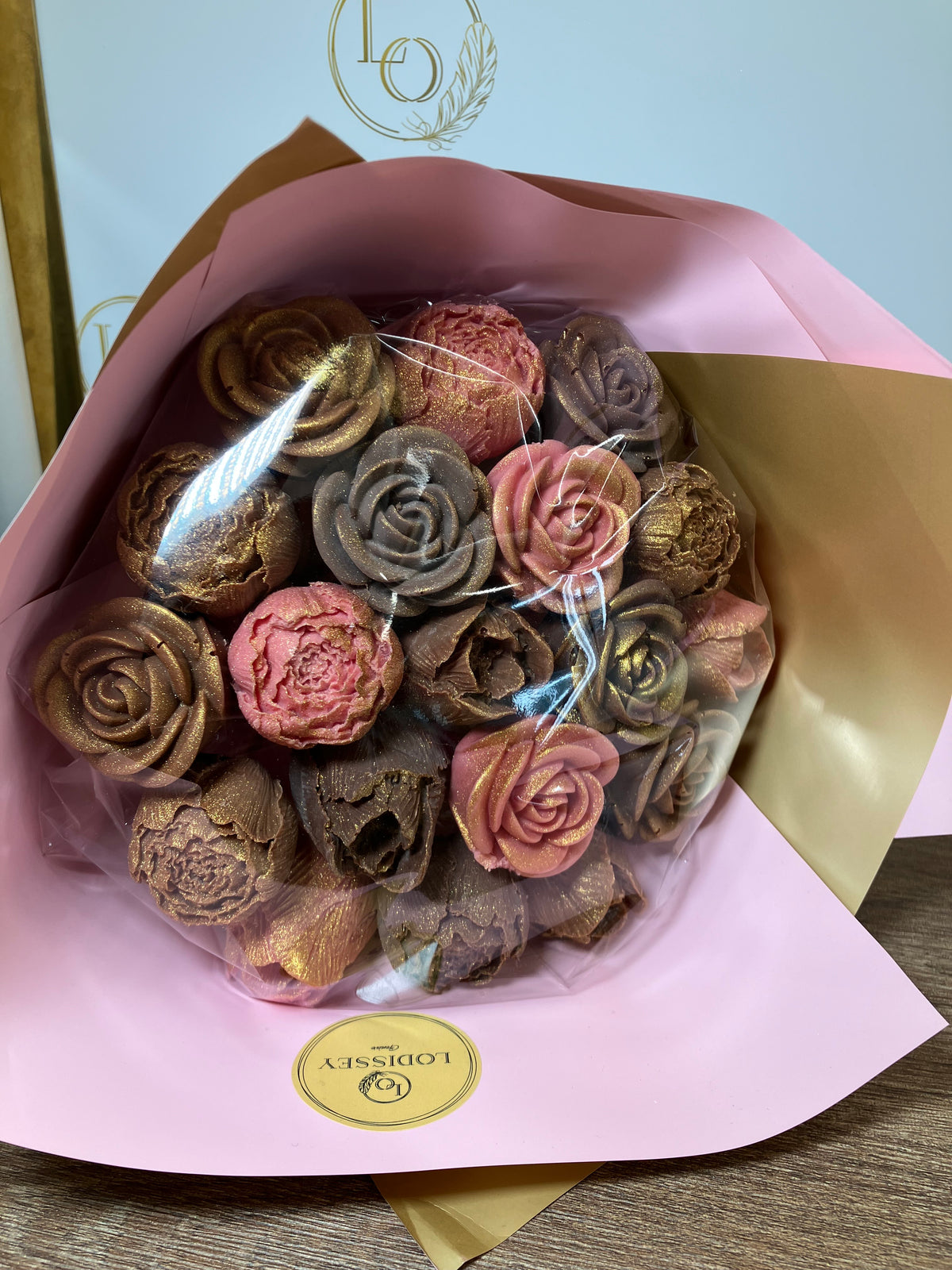 Bouquet de Roses en Chocolat Large
