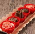 Coffret 5 Fleurs en Chocolat